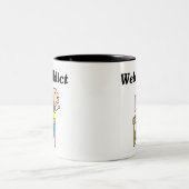 Webverslaafde Tweekleurige Koffiemok (Center)