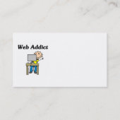 Webverslaafde Visitekaartje (Achterkant)