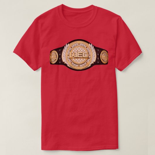 WEC Champion Belt T-shirt (Design voorkant)