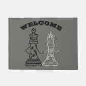 Wecome Chess King Koningin Deursmat Deurmat (Voorkant)