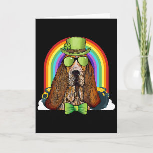 Wed Hound Dog Kabouter Grappige St. Patrick's Dag Kaart