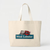 Wed Lobster Grote Tote Bag (Voorkant)