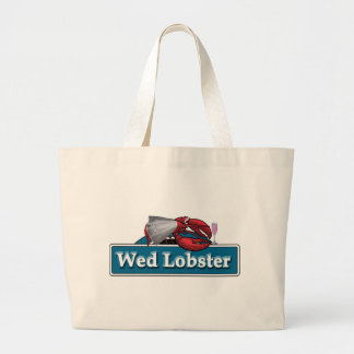 Wed Lobster Grote Tote Bag