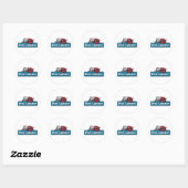 Wed Lobster Ronde Sticker (Vel)