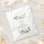 Wedbloemen Ivory Peony Flowers Bedankzakje (Geknipt)