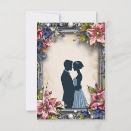 Wedbloemuitnodiging Kaart