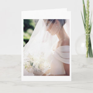 WEDDAG CONGRATULATIES-BEAUTIFUL BRIDE KAART