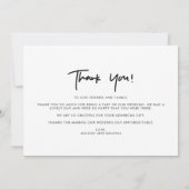 Weddag Foto Collage Hartelijk dank Bedankkaart (Achterkant)