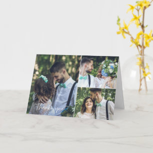 Weddag Foto Collage Hartelijk dank Kaart