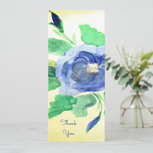 Weddag gast Hartelijk dank Aankondiging (Staand voorkant)