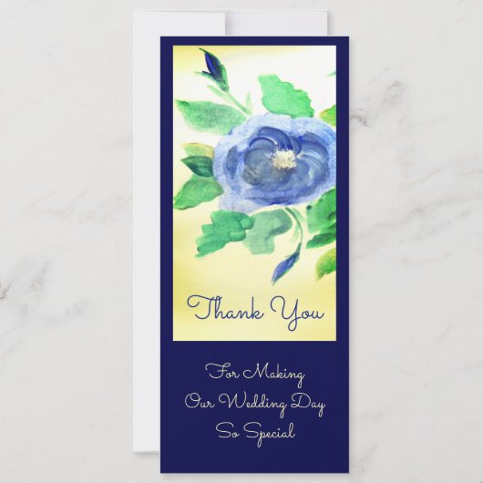 Weddag gast Hartelijk dank Aankondiging (Achterkant)