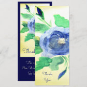 Weddag gast Hartelijk dank Aankondiging (Voorkant / Achterkant)