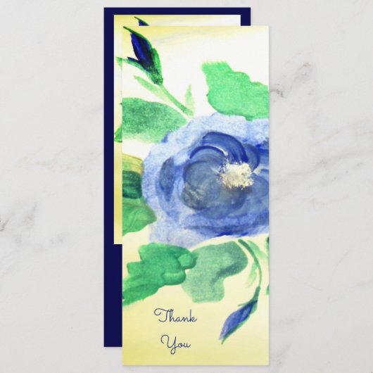 Weddag gast Hartelijk dank Aankondiging (Voorkant / Achterkant)