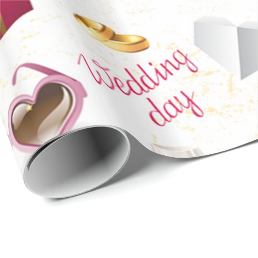 Weddag-patroon Cadeaupapier (Rol Hoek)