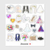 Weddag-stickers Sticker (Vel)