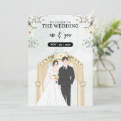 Weddatum Kaart (Staand voorkant)