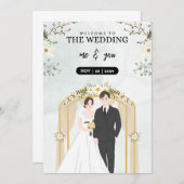 Weddatum Kaart (Voorkant / Achterkant)