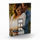 Weddatumfoto Fotoblokken (Links)