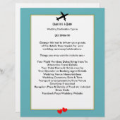 Wedde Bestemmingen Abrede Gast Informatie (Voorkant / Achterkant)