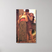 Wedded Bliss (door Frederic Leighton) Canvas Afdruk (Voorkant)