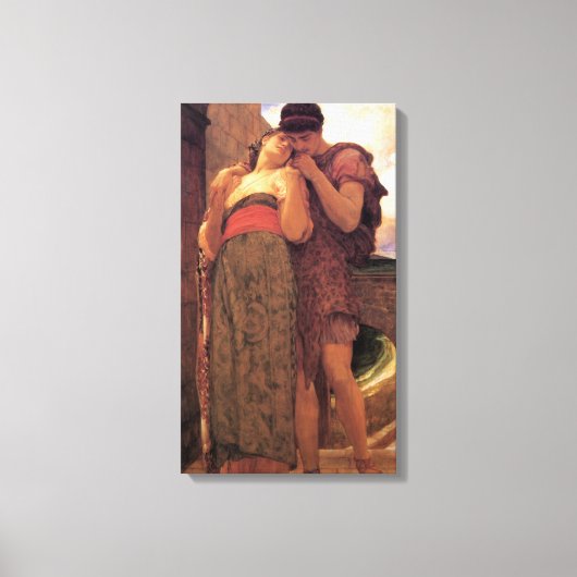 Wedded Bliss (door Frederic Leighton) Canvas Afdruk (Voorkant)