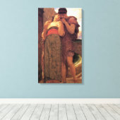 Wedded Bliss (door Frederic Leighton) Canvas Afdruk (Insitu (Houten vloer))