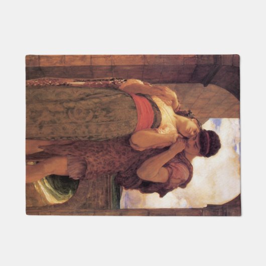 Wedded Bliss (door Frederic Leighton) Deurmat (Voorkant)