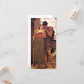 Wedded Bliss (door Frederic Leighton) Kaart (Voorkant / Achterkant in situ)