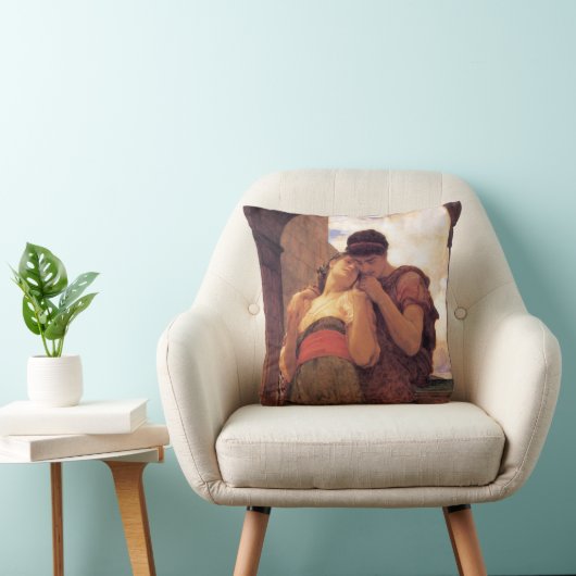 Wedded Bliss (door Frederic Leighton) Kussen (Stoel)