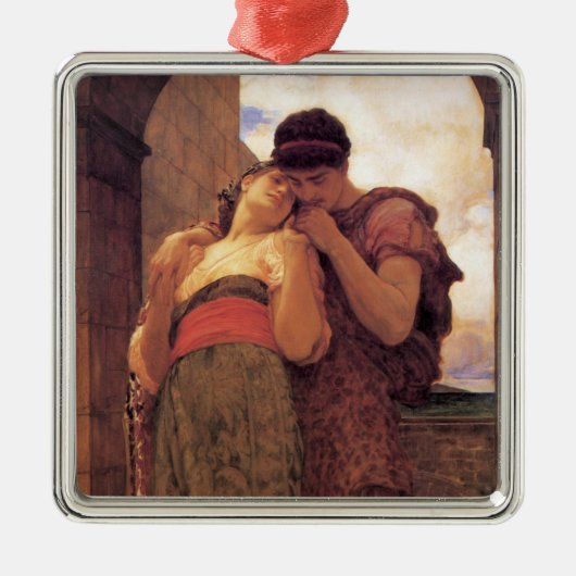 Wedded Bliss (door Frederic Leighton) Metalen Ornament (Voorkant)
