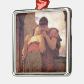Wedded Bliss (door Frederic Leighton) Metalen Ornament (Links)