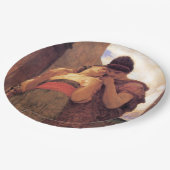 Wedded Bliss (door Frederic Leighton) Papieren Bordje (Gekanteld)