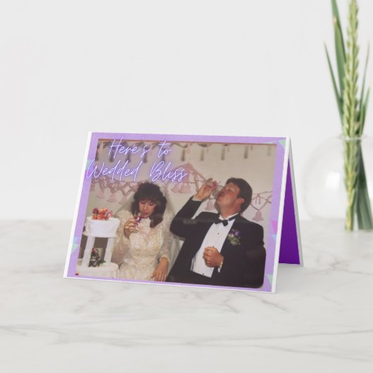 Wedded Bliss Kaart (Voorkant)