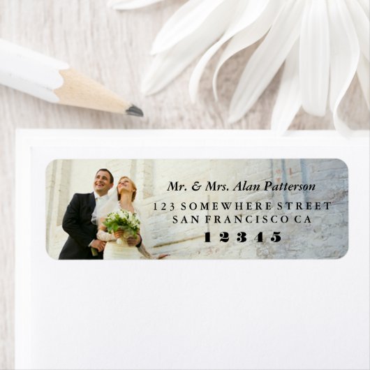 Wedded Bliss Return Address Label (Insitu)