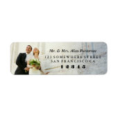 Wedded Bliss Return Address Label (Voorkant)