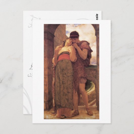 Wedded - Lord Frederick Leighton Briefkaart (Voorkant / Achterkant)
