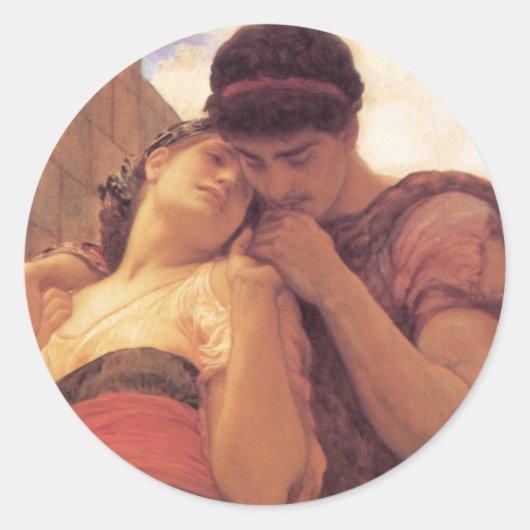 Wedded - Lord Frederick Leighton Ronde Sticker (Voorkant)