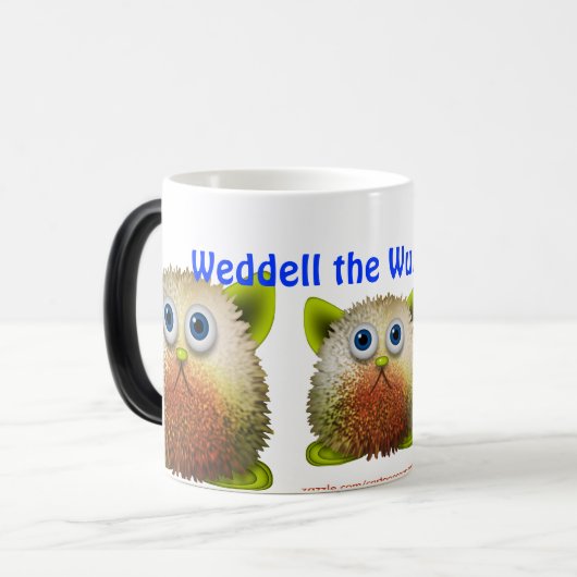 Weddell de Cudly Wuzzy-Butt Drink Mok (Voorkant links)