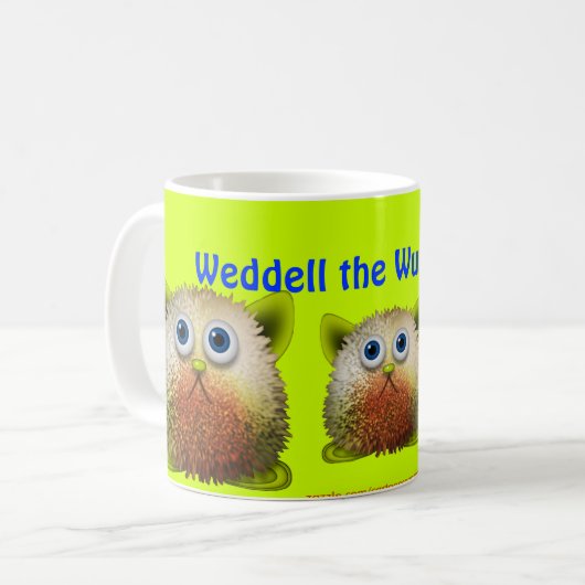 Weddell the Cudly Wuzzy-Butt Drink Mok (Voorkant links)