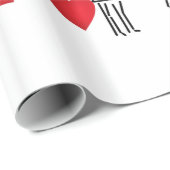 Wedden, dag Valenine, liefde Cadeaupapier (Rol Hoek)