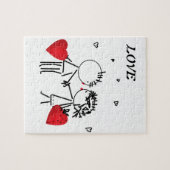 Wedden, dag Valenine, liefde Legpuzzel (Horizontaal)