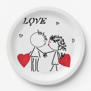 Wedden, dag Valenine, liefde Papieren Bordje