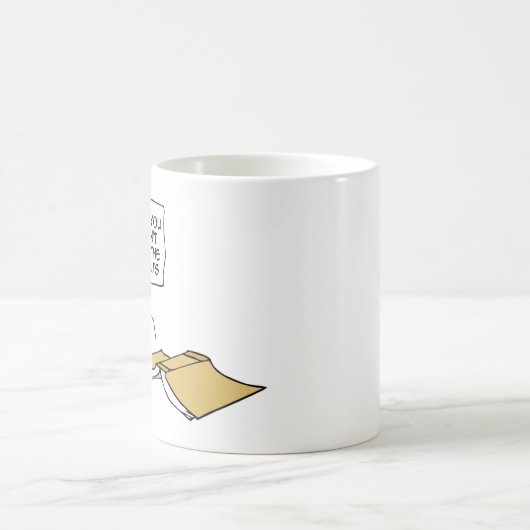 Wedden dat je de splitsingen niet kunt doen koffiemok (Center)