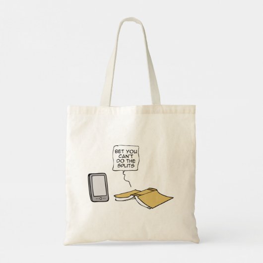 Wedden dat je de splitsingen niet kunt doen tote bag (Achterkant)