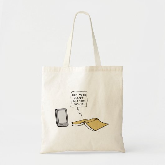 Wedden dat je de splitsingen niet kunt doen tote bag (Voorkant)