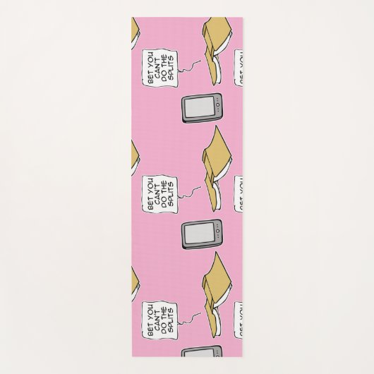 Wedden dat je de splitsingen niet kunt doen yogamat (Voorkant)