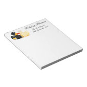 Wedden eenden 2 ... bruiloft planoft notitieblok (Schuin)