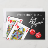 Wedden - Het doen in Las Vegas zwart Kaart (Voorkant)