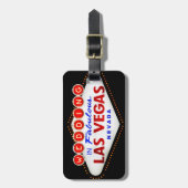 Wedden in Fabulous Las Vegas Destination Wedding Bagagelabel (Voorkant verticaal)