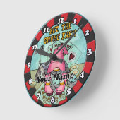 Wedden op de boerderij gnome ronde klok (Hoek)